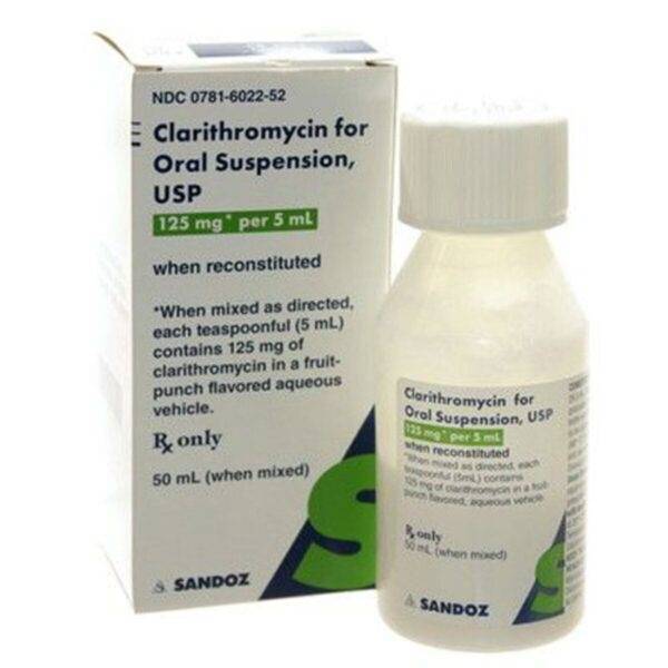 buy Clarithromycin for oral suspension usp