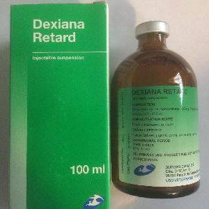 Dexiana Retard is a veterinary corticosteroid formulation containing dexamethasone as its active ingredient. It is designed to provide prolonged release