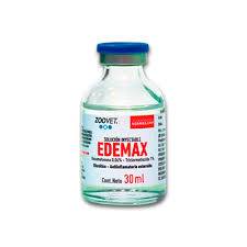 Edemax Injection is a veterinary product primarily used for its diuretic effects to treat conditions associated with fluid retention or edema abnormal