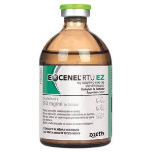 Excenel (ceftiofur hydrochloride) is an injectable antibiotic from the cephalosporin class primarily used in veterinary medicine to treat respiratory