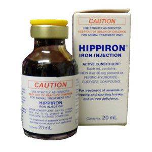 Hippiron for horse Injection is an iron-based injectable solution designed for veterinary use, primarily to address iron deficiency anemia and improve the