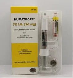 humatrope injection is a brand of human growth hormone (somatropin) produced by recombinant DNA technology. It is used in both humans and veterinary