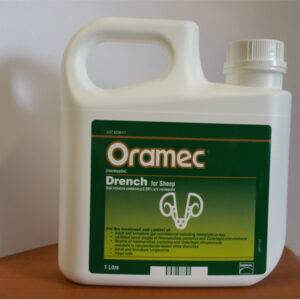 Buy Oramec Drench for Sheep – a trusted ivermectin wormer for controlling stomach worms, lungworms, and nasal bots. Safe, effective, and easy to administer.