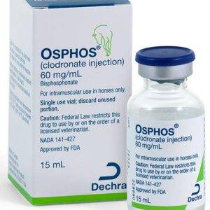 Osphos for Horses is an effective bisphosphonate injection for managing navicular disease and chronic hoof pain. Improves comfort and mobility.